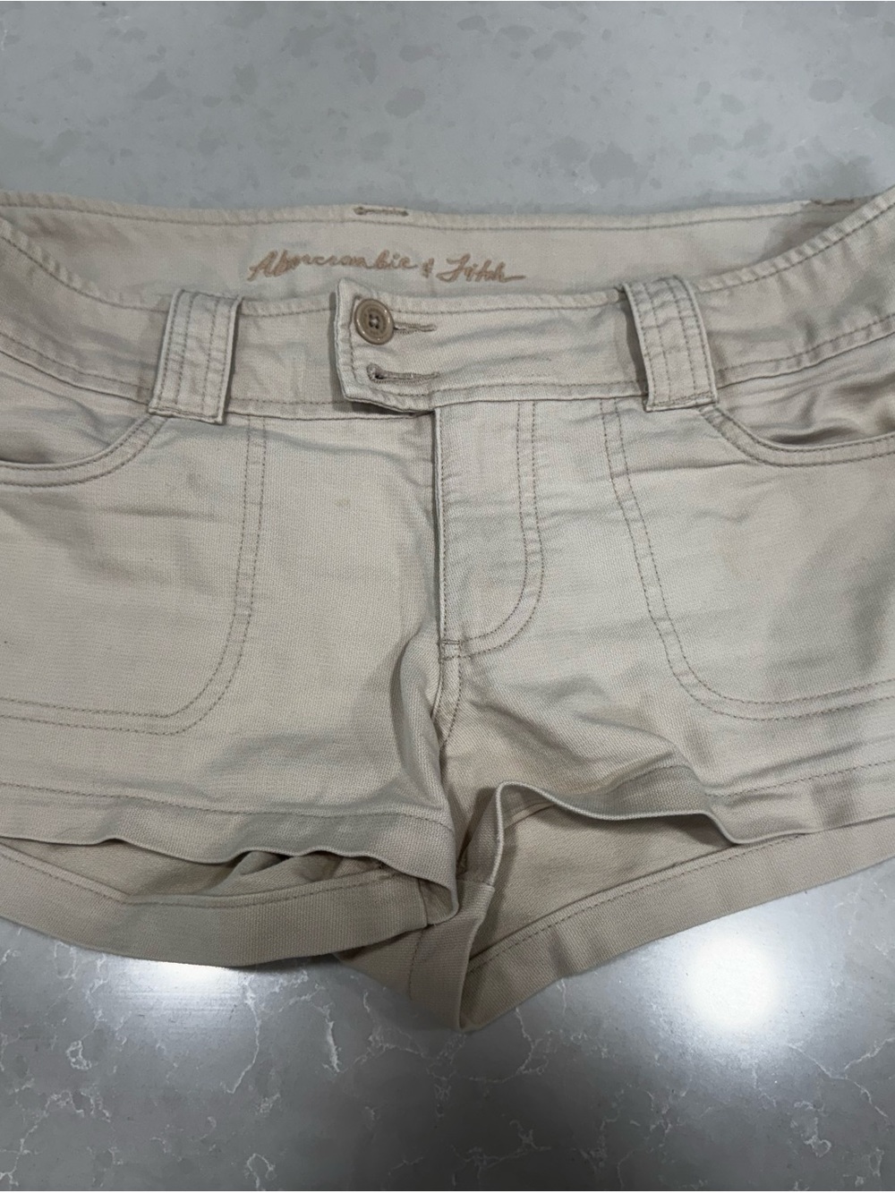 Vintage Abercrombie & Fitch Women's low rise Micro Shorts